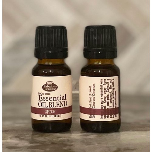 Fabulous Frannie Spice Essential Oil Blend 100% Pure, Undiluted Essential Oil Blend of Clove, Sweet Orange and Cinnamon Essential Oils 10ml (Pack of 1)
