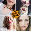 30 Sheet 180Pcs Halloween Zombie Makeovers, Halloween Simulation Horror Fake Bloody Wounds,Simulation Waterproof Tattoo Stickers Temporary Tattoo Bleeding Scars, Halloween Party Cosplay