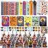 200PCS Halloween Party Favors for Kids Stationery Set, 30 PACK Assorted Halloween Goodie Bag Fillers, Bulk Halloween Treats Bags for Trick or Treat Pencils Erasers Rulers