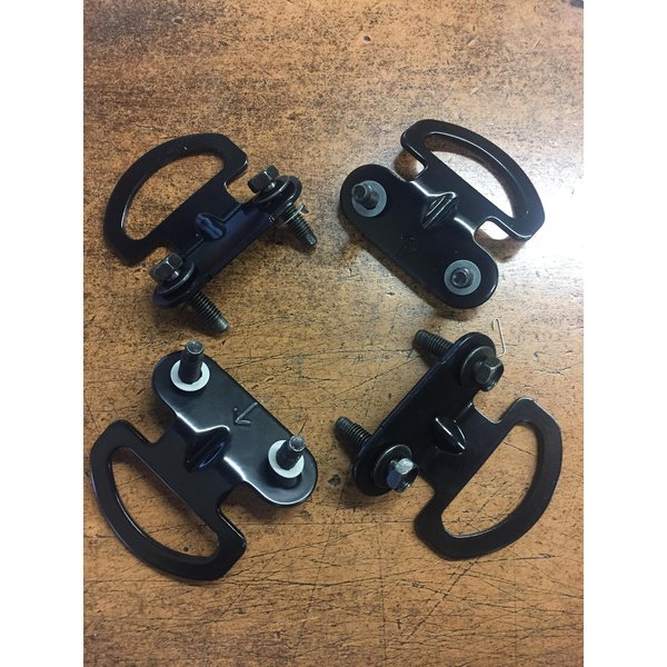 Nissan Set of 4 New OEM Titan/Frontier Rear Bed Metal TIE Down/Rope Hooks