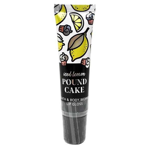 Generic Bath and Body Work ICED LEMON POUND CAKE Lip Gloss - .47 fl oz / 14 mL, Black