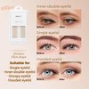Eyelid Tape: 1000PCS, Eyelid Lifter Strips - Double Eyelid Tape for Hooded Lids - Eyelid Tape for Hooded Eyes Invisible - Eye Lift Tape for Droopy Lids (with Fork and Tweezers)