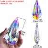 120mm Crystal Prism Suncatcher Window Hanging Sun Catchers AB Colored Crystals Faceted Prism Rainbow Maker Pendant
