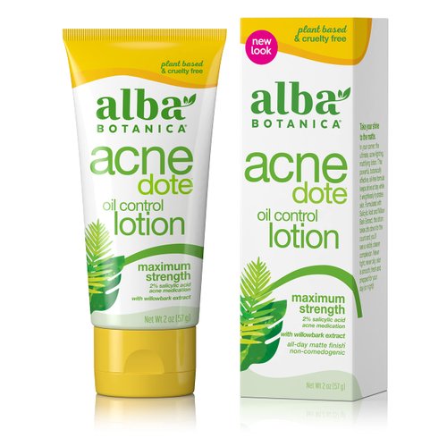Alba Botanica Acnedote Maximum Strength Oil Control Lotion, 2 Oz