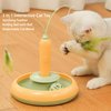 Interactive Automatic Cat Toy for Indoor Cats/Kittens, 3 in 1, Spinning Feather Cat Toy, Rolling Ball Cat Toy Track, Cat Feather Toy, Perfect for Cats of All Ages, Sizes and Breeds
