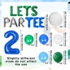 JeVenis Golf 2 Birthday Party Decorations for Boys Men Let's ParTee Balloon Banner Golf Ball Balloons Second Birthday Balloons for Golf Birthday Retirement Party