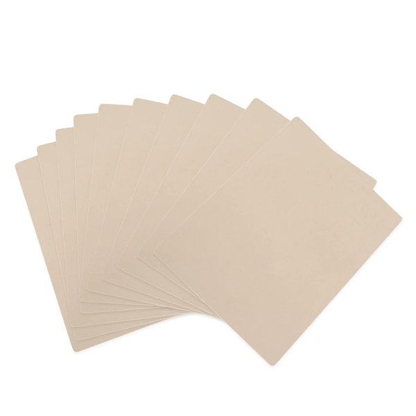 Blank Tattoo Practice Skin,10Pcs Tattoo Skin Practice 8'' x 6'' Double Sides Tattoo Skin Microblading Eyebrow Fake Skin for Tattoo for Beginners and Experienced Artists Tattoo Supplies (10 PCS)