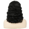 Amnenl Black Finger Wave Wigs for Women Long Curly 1920s Wig Vintage Wigs Lady Synthetic Cosplay Costume Wig