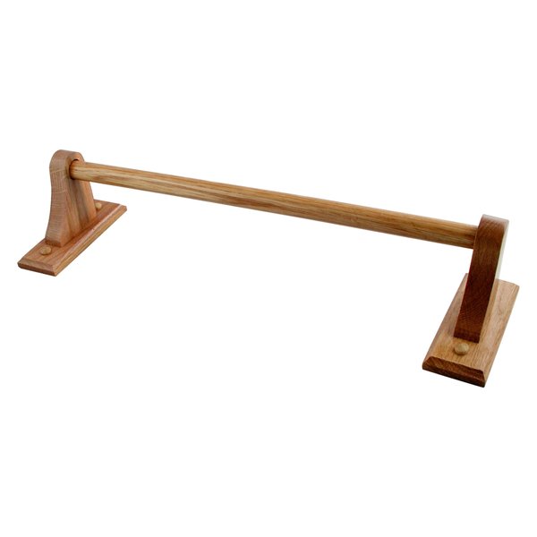 LDR Industries 165 9870 Oak 24-Inch Rustic Towel Bar