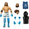 Mattel WWE Ultimate Edition Action Figure & Accessories Set, AJ Styles 6-inch Collectible with 30 Articulation Points, Swappable Pieces & Entrance Gear