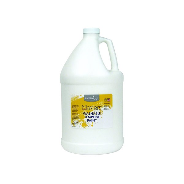Gallon Washable Tempera Paint, 1 Gallon, Art Class, Crafting Supplies (White)