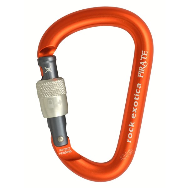 Rock Exotica Pirate Locking Carabiner - Screw-Lock