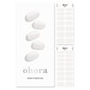 ohora Semi Cured Gel Nail Strips (N Clean White) - Works with Any Nail Lamps, Salon-Quality, Long Lasting, Easy to Apply & Remove - Includes 2 Prep Pads, Nail File & Wooden Stick