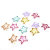 6 Pcs/Pack Colorful Star Shape Glitter Metal Snap Hair Clips Girls' Cute Barrettes Hair Clips Hair Accessories