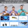 USB C Charger for iPhone Charger, 3Pack 20W USB C Wall Charger Block with Long 6FT Type C to Lightning Cable, Fast Charging Compatible with iPhone 14/13/12/11 Pro/Pro Max/XS Max/XS/XR/X/SE/8