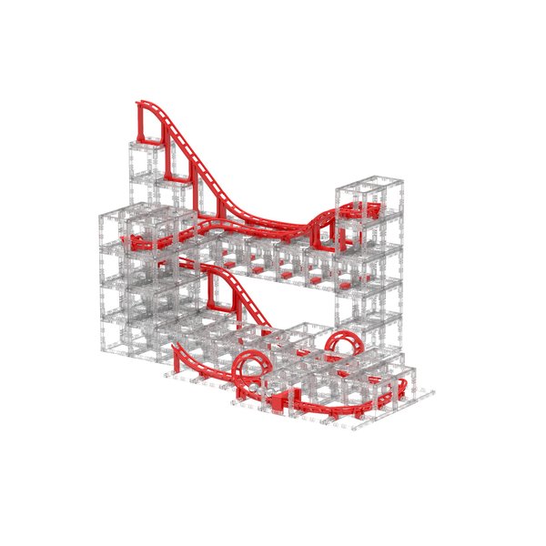 DesignNest MagnetCubes Coaster Cubes, Marble Run - 168Pcs, Roller Coaster Building Set, STEM Toys, Ages 8 Years & Up, Advanced Pack
