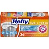 Hefty Small Garbage Bags, Flap Tie, Clean Burst Scent, 4 Gallon, 26 Count