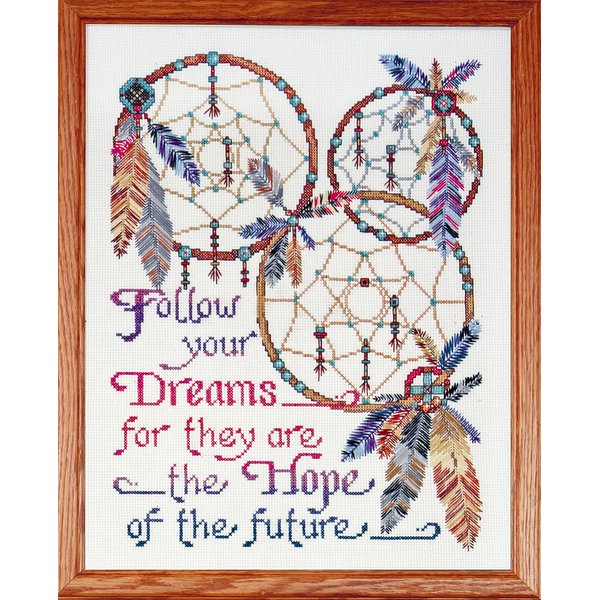 Design Works Crafts Dreamcatchers Counted Cross Stitch Kit, Multi
