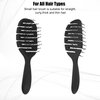VOCOSTE Wet Hair Brush Speed Dry Hair Brush with Vented Design, Vent Hair Brush for Women, Men Black
