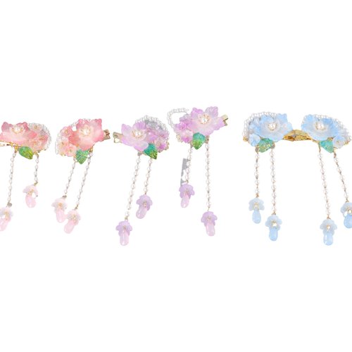Leadigol Pearl Barrette Hair Clip Headdress Side Clip Women Tassel Girls Hanfu Hair Accessories