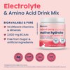 NativePath Native Hydrate, Zero Sugar, Electrolytes Powder with BCAAs, Mixed Berry Hydration Powder, Keto & Paleo Friendly, 30 Servings