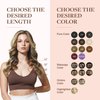 GOO GOO Clip in Hair Extensions Real Human Hair, Remy Human Hair Extensions Clip ins for Women, Natural Human Hair, 16inch 120g 7Pcs, 2/6/18 Balayage Brown to Dirty Blonde
