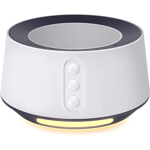 Fitniv White Noise Machine with Adjustable Baby Night Light for Sleeping, 14 High Fidelity Sleep Machine Soundtracks, Timer and Memory Feature, Plug in, Sound Machine for Baby, Adults