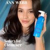 Ann Webb Salicylic Exfoliant Cleanser - Strong but Gentle Non-drying, Lightly Foaming Face wash with Salicylic Acid for Blackheads & Breakouts-Great for Oily & Acne Prone Skin 6oz