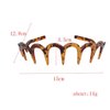 Fodattm 2PCS Zig Zag Shark Tooth Hairband Plastic Headband Hair Comb Women Hair Hoop Hair Accessories (B#)