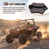 Brake Pads Fit for Polaris Ranger 500 570 700 800 900 2x4 4x4 RZR XP 900 Ranger Crew EV XP 500 Midsize Pursuit Electric RZR 800 4pairs Front and Rear Brake Pads