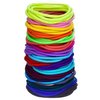 Generic Noor Village Impression Jewellery Hair Elastics Ties Stretchable Rubber Hair Bands for Thin Hair - No Crease Hair Accessories for Women, Men, Girls, and Boys Elastic Bands (Model 3)