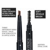XYFZBL Waterproof,Triangular Eyebrow Pencil, Mechanical Pencil,Draws Tiny Brow Hairs and Fills in Sparse Areas and Gaps(dark brown)