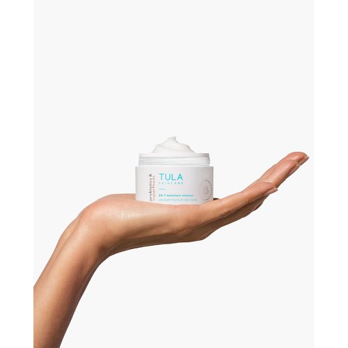 TULA Skin Care 24-7 Moisture Intense Ultra Hydrating Day & Night Cream - Ultra Nourishing Moisturizer for Face. Soothe Skin, Maintain Skin Balance & Improve Skin Smoothness, 1.5 oz.
