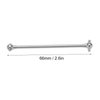 VBESTLIFE RC Car Drive Shaft Stainless Steel RC Dog Bone Transmission Shaft for WLtoys 144001 144002 124018 124019 124017 124016 144010