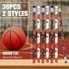 RUMIA 36Pcs Basketball Pencils for Kids Fun Wooden Pencils with Eraser for Basketball Party Favors for Basketball Birthday Party Students Back to School Classroom Office Prizes Rewards Supplies