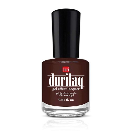 duri Durilaq, D685 Choco Silk Pie, Deep Brown Gel Effect Lacquer, 0.61 fl. Oz.