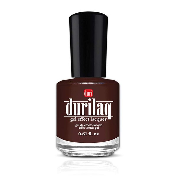 duri Durilaq, D685 Choco Silk Pie, Deep Brown Gel Effect Lacquer, 0.61 fl. Oz.
