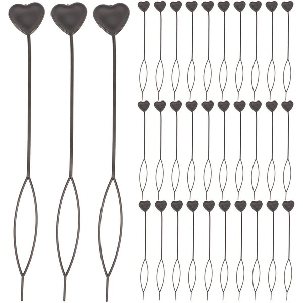 Uonlytech Braid Maker 50pcs Hair Braid Tool Plastic Topsy Tail Hair Braid Ponytail Quick Beader for Loading Beads/Automatic Hair Styling Accessories