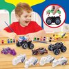 JOYIN Kids Craft Kit Build & Paint Your Own Monster Car Art & Craft Kit DIY Toy Set Make Your Own Monster Friction Powered Truck, Presents for Kids