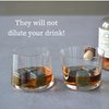 A&A Wonders Premium Whiskey Stones 100% Natural Granite Set of 9 Chilling Rocks Stone Reusable Ice Cubes for Drinks with Velvet Carrying Pouch, Gift for Whiskey Lovers (9 Cubes) (9 Cubes)