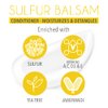 SULFUR BALSAM Conditioner - Natural Moisturizing and Detangling - Hair and Scalp Care - Gentle and Effective