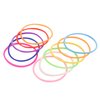 Senkary 120 Pieces Silicone Jelly Bracelets Rainbow Glow Neon Stretchable 80s Bracelets Bands for Party Favors, Adults, Women, Girls (10 Colors)