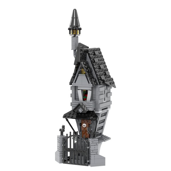 MOOXI-MOC Halloween Night Before Christmas Jack's House Sally Building Set,Creative Building Block Toy Kit Gifts for Children(443pcs)