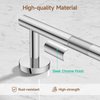 USHOWER Polished Chrome Hand Towel Bar, 9-Inch Towel Racks for Bathroom Wall-Mounted, SUS304 Stainless Steel Towel Rod (Total Length 12-Inch)