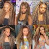 SUNTU Ombre Lace Front Wig Human Hair 18 inch 13x4 Straight Highlight Lace Front Wigs Human Hair Pre Plucked 150% Density with Baby Hair 4/27 Lace Frontal Wig