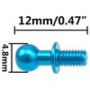 10Pack ShareGoo Metal M3 Ball Head Screw Tie Rod Bolts Shock Absorbers Ball Mounts Compatible with Tamiya TT01 TT02 Sakura D5 1/10 RC Car