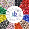 400PCS SS30/6mm Crystal Rhinestones (Crystal AB), Bedazzling Flatback Glass Rhinestones for Crafting DIY Nail Art Makeup Decoration, Gems Diomand Charms for Tumbler Shoes Clothing Mug