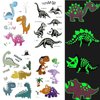 Luminous Dinosaur Temporary Tattoos for Kids,160 Styles (20 Sheets) Glow Dinosaur Decorations for Birthday Party Supplies Favors for Boys and Girls, Dinosaur Tattoos Stickers (Dinosaur)