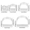 5 Pcs Arch Cookie Cutter Sets, Safe Stainless Steel Rainbow Cookie Cutter from 1 to 5 inches Reusable Door Shape Cookies Cutters for Kitchen Baking Dessert Making