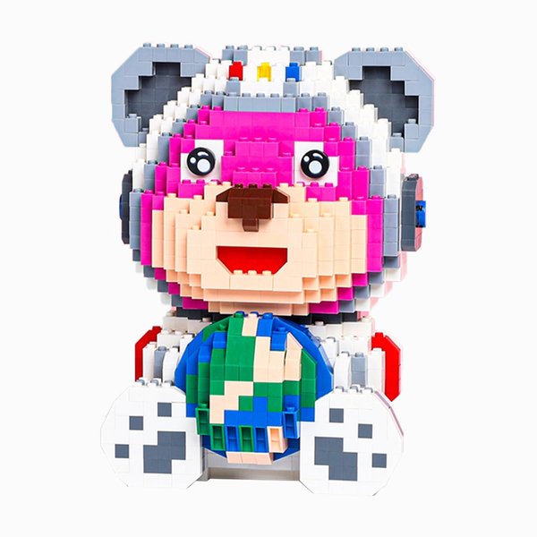 BDYDT Animal Astronaut Cherry Bear Micro Building Blocks Set（2800PCS） Gift for Adults and Kids